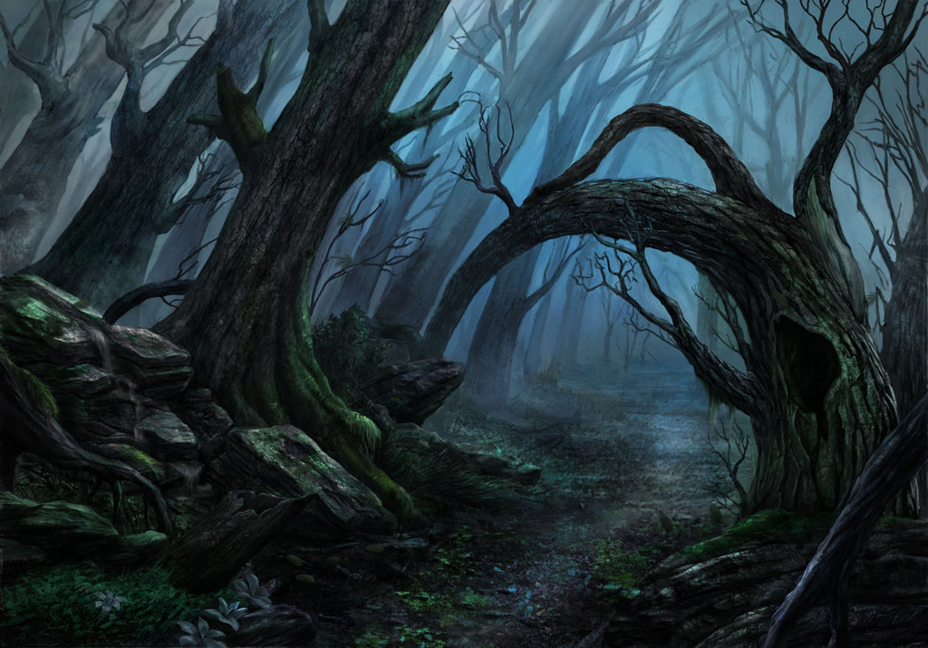 A haunted forest, full of fear and uknowns